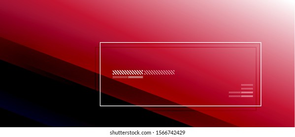 Trendy simple fluid color gradient abstract background with dynamic straight shadow line effect. Vector Illustration For Wallpaper, Banner, Background, Card, Book Illustration, landing page