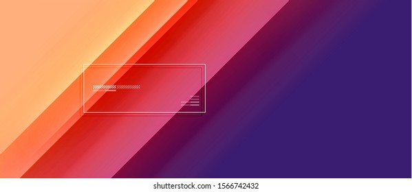 Trendy simple fluid color gradient abstract background with dynamic straight shadow line effect. Vector Illustration For Wallpaper, Banner, Background, Card, Book Illustration, landing page