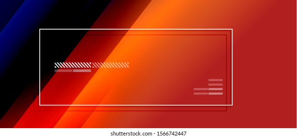 Trendy simple fluid color gradient abstract background with dynamic straight shadow line effect. Vector Illustration For Wallpaper, Banner, Background, Card, Book Illustration, landing page