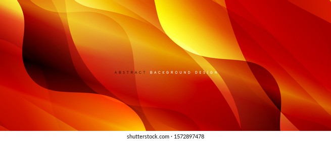 Trendy simple fluid color gradient abstract background with dynamic wave line effect. Vector Illustration For Wallpaper, Banner, Background, Card, Book Illustration, landing page