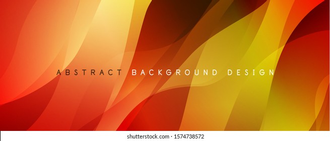 Trendy simple fluid color gradient abstract background with dynamic wave line effect. Vector Illustration For Wallpaper, Banner, Background, Card, Book Illustration, landing page