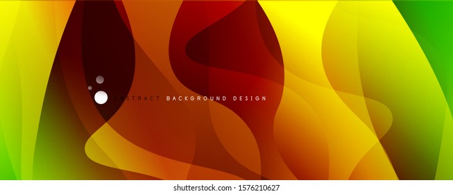Trendy simple fluid color gradient abstract background with dynamic wave line effect. Vector Illustration For Wallpaper, Banner, Background, Card, Book Illustration, landing page