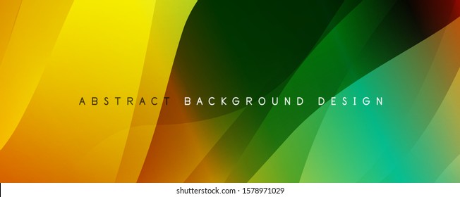 Trendy simple fluid color gradient abstract background with dynamic wave line effect. Vector Illustration For Wallpaper, Banner, Background, Card, Book Illustration, landing page