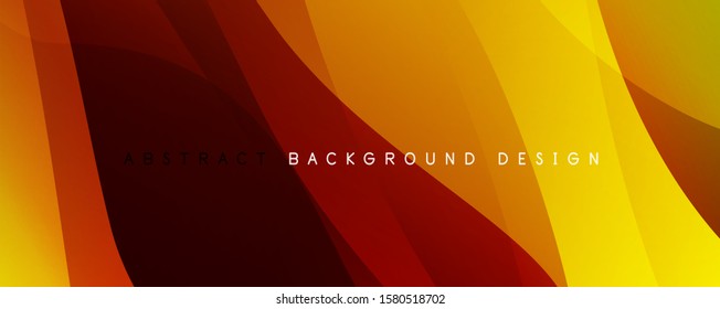 Trendy simple fluid color gradient abstract background with dynamic wave line effect. Vector Illustration For Wallpaper, Banner, Background, Card, Book Illustration, landing page
