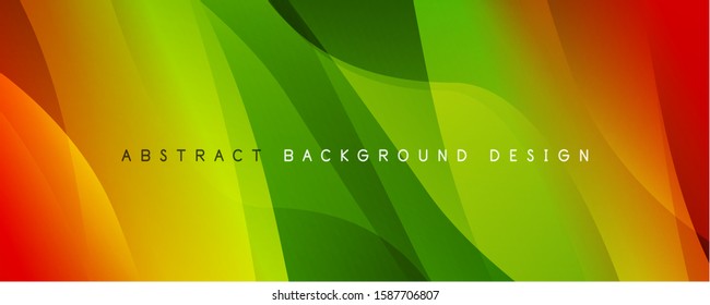Trendy simple fluid color gradient abstract background with dynamic wave line effect. Vector Illustration For Wallpaper, Banner, Background, Card, Book Illustration, landing page