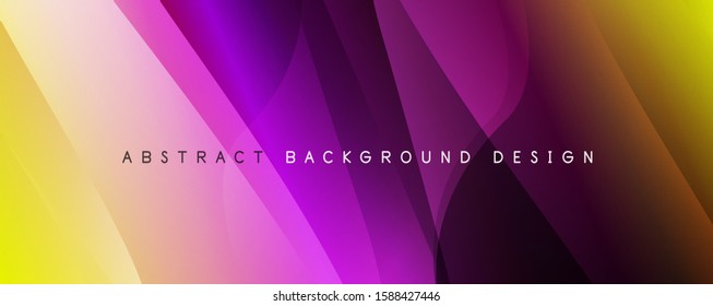 Trendy simple fluid color gradient abstract background with dynamic wave line effect. Vector Illustration For Wallpaper, Banner, Background, Card, Book Illustration, landing page