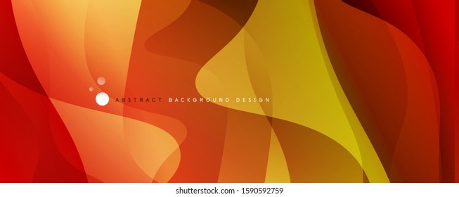 Fondo abstracto de color simple y moderno con efecto de línea de onda dinámica. Ilustración vectorial para papel tapiz, pancarta, fondo, tarjeta, ilustración del libro, página de inicio
