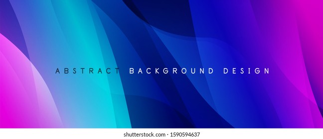 Trendy simple fluid color gradient abstract background with dynamic wave line effect. Vector Illustration For Wallpaper, Banner, Background, Card, Book Illustration, landing page