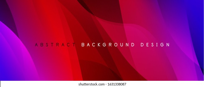 Trendy simple fluid color gradient abstract background with dynamic wave line effect. Vector Illustration For Wallpaper, Banner, Background, Card, Book Illustration, landing page