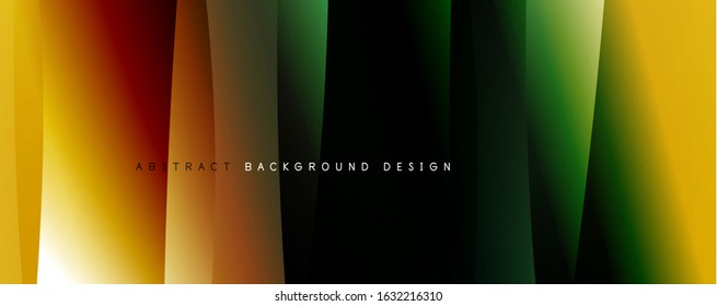 Fundo abstrato de gradiente de cor fluido simples moderno com efeito de linha de onda dinâmica. Ilustração vetorial para papel de parede, banner, plano de fundo, cartão, ilustração de livro, página inicial