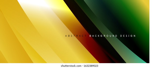 Trendy simple fluid color gradient abstract background with dynamic wave line effect. Vector Illustration For Wallpaper, Banner, Background, Card, Book Illustration, landing page