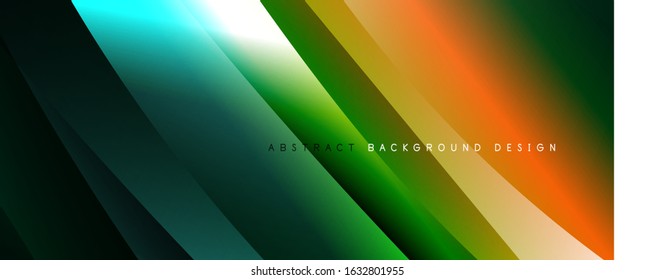 Trendy simple fluid color gradient abstract background with dynamic wave line effect. Vector Illustration For Wallpaper, Banner, Background, Card, Book Illustration, landing page