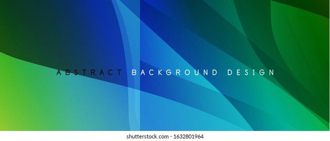 Fondo abstracto del degradado de color del fluido simple y moderno con efecto de línea de onda dinámica. Ilustración vectorial para fondo de escritorio, pancarta, fondo, tarjeta, ilustración del libro, página de inicio