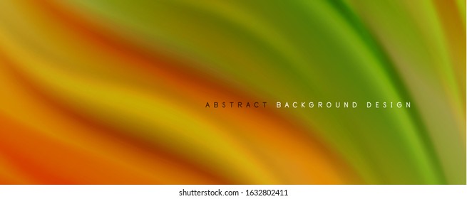 Trendy simple fluid color gradient abstract background with dynamic wave line effect. Vector Illustration For Wallpaper, Banner, Background, Card, Book Illustration, landing page