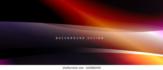 Trendy simple fluid color gradient abstract background with dynamic wave line effect. Vector Illustration For Wallpaper, Banner, Background, Card, Book Illustration, landing page