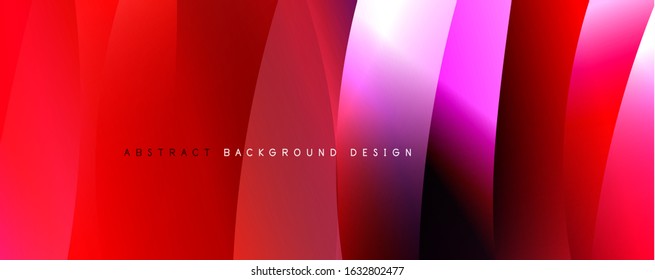 Trendy simple fluid color gradient abstract background with dynamic wave line effect. Vector Illustration For Wallpaper, Banner, Background, Card, Book Illustration, landing page