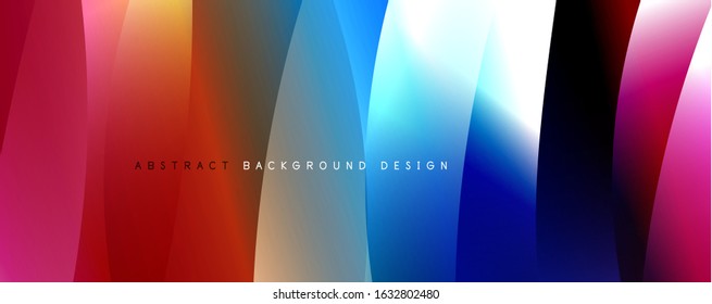 Trendy simple fluid color gradient abstract background with dynamic wave line effect. Vector Illustration For Wallpaper, Banner, Background, Card, Book Illustration, landing page
