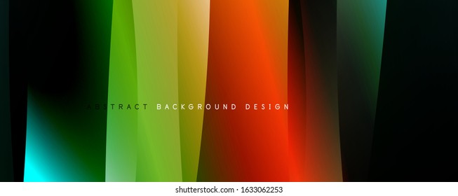 Fondo abstracto del degradado de color del fluido simple y moderno con efecto de línea de onda dinámica. Ilustración vectorial para fondo de escritorio, pancarta, fondo, tarjeta, ilustración del libro, página de inicio