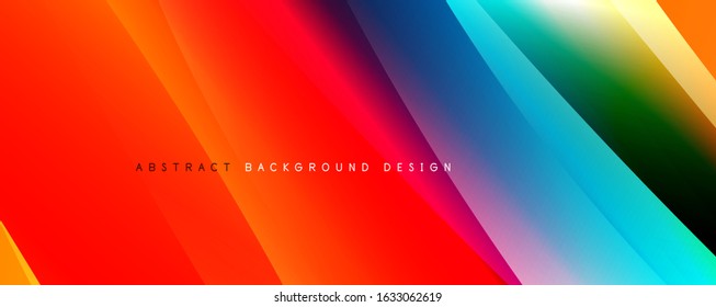 Trendy simple fluid color gradient abstract background with dynamic wave line effect. Vector Illustration For Wallpaper, Banner, Background, Card, Book Illustration, landing page