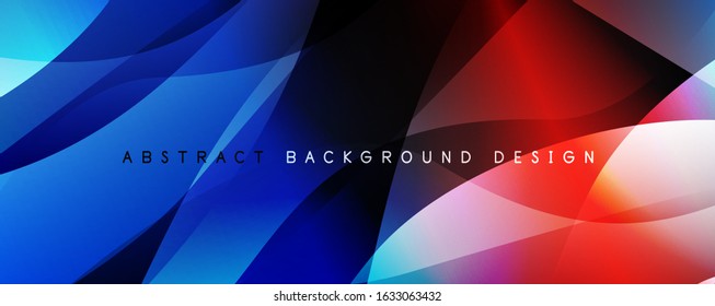 Fondo abstracto del degradado de color del fluido simple y moderno con efecto de línea de onda dinámica. Ilustración vectorial para fondo de escritorio, pancarta, fondo, tarjeta, ilustración del libro, página de inicio