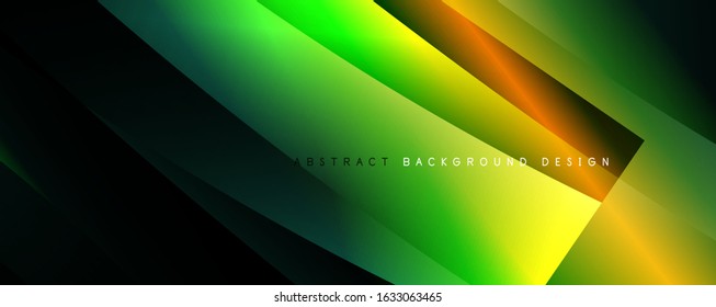 Fondo abstracto del degradado de color del fluido simple y moderno con efecto de línea de onda dinámica. Ilustración vectorial para fondo de escritorio, pancarta, fondo, tarjeta, ilustración del libro, página de inicio