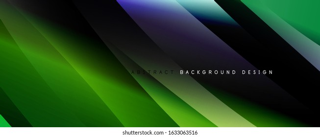 Fondo abstracto del degradado de color del fluido simple y moderno con efecto de línea de onda dinámica. Ilustración vectorial para fondo de escritorio, pancarta, fondo, tarjeta, ilustración del libro, página de inicio