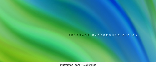 Fondo abstracto del degradado de color del fluido simple y moderno con efecto de línea de onda dinámica. Ilustración vectorial para fondo de escritorio, pancarta, fondo, tarjeta, ilustración del libro, página de inicio