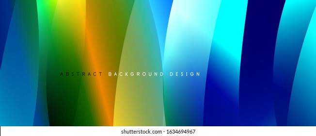 Trendy simple fluid color gradient abstract background with dynamic wave line effect. Vector Illustration For Wallpaper, Banner, Background, Card, Book Illustration, landing page