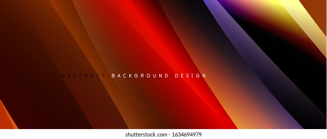 Trendy simple fluid color gradient abstract background with dynamic wave line effect. Vector Illustration For Wallpaper, Banner, Background, Card, Book Illustration, landing page