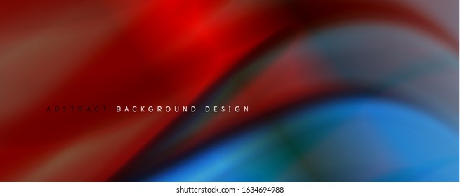 Trendy simple fluid color gradient abstract background with dynamic wave line effect. Vector Illustration For Wallpaper, Banner, Background, Card, Book Illustration, landing page