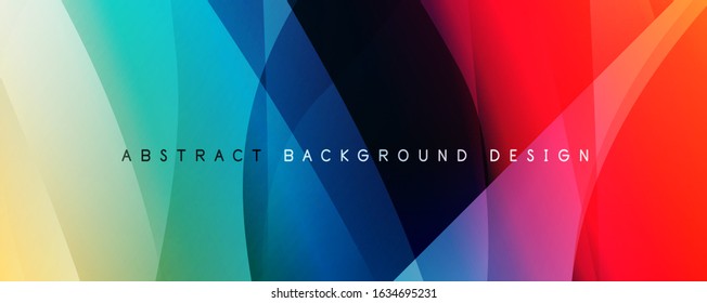 Trendy simple fluid color gradient abstract background with dynamic wave line effect. Vector Illustration For Wallpaper, Banner, Background, Card, Book Illustration, landing page