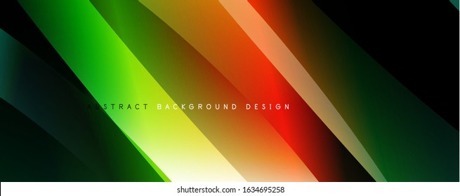 Fondo abstracto del degradado de color del fluido simple y moderno con efecto de línea de onda dinámica. Ilustración vectorial para fondo de escritorio, pancarta, fondo, tarjeta, ilustración del libro, página de inicio