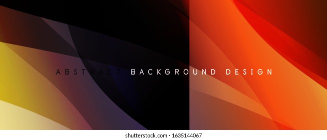 Trendy simple fluid color gradient abstract background with dynamic wave line effect. Vector Illustration For Wallpaper, Banner, Background, Card, Book Illustration, landing page