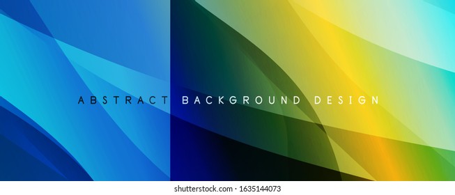 Trendy simple fluid color gradient abstract background with dynamic wave line effect. Vector Illustration For Wallpaper, Banner, Background, Card, Book Illustration, landing page