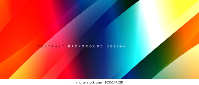 Trendy simple fluid color gradient abstract background with dynamic wave line effect. Vector Illustration For Wallpaper, Banner, Background, Card, Book Illustration, landing page