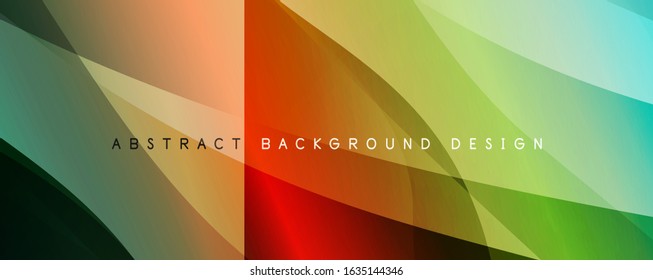 Trendy simple fluid color gradient abstract background with dynamic wave line effect. Vector Illustration For Wallpaper, Banner, Background, Card, Book Illustration, landing page