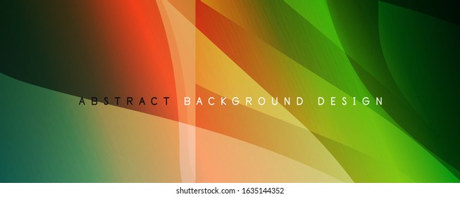 Trendy simple fluid color gradient abstract background with dynamic wave line effect. Vector Illustration For Wallpaper, Banner, Background, Card, Book Illustration, landing page