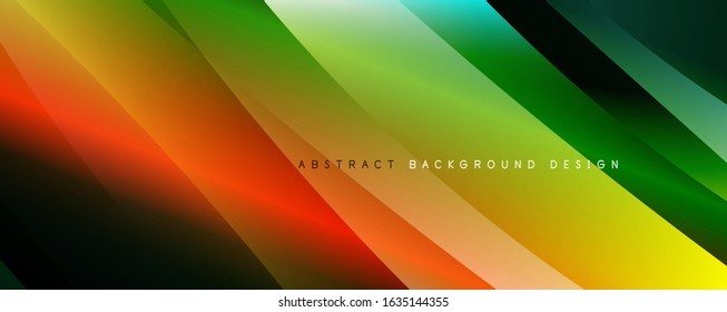 Fondo abstracto del degradado de color del fluido simple y moderno con efecto de línea de onda dinámica. Ilustración vectorial para fondo de escritorio, pancarta, fondo, tarjeta, ilustración del libro, página de inicio