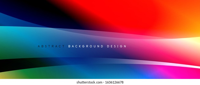 Trendy simple fluid color gradient abstract background with dynamic wave line effect. Vector Illustration For Wallpaper, Banner, Background, Card, Book Illustration, landing page
