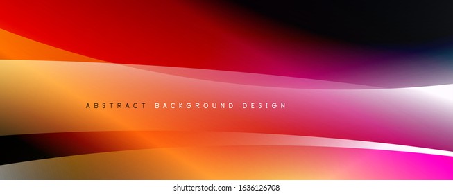 Trendy simple fluid color gradient abstract background with dynamic wave line effect. Vector Illustration For Wallpaper, Banner, Background, Card, Book Illustration, landing page