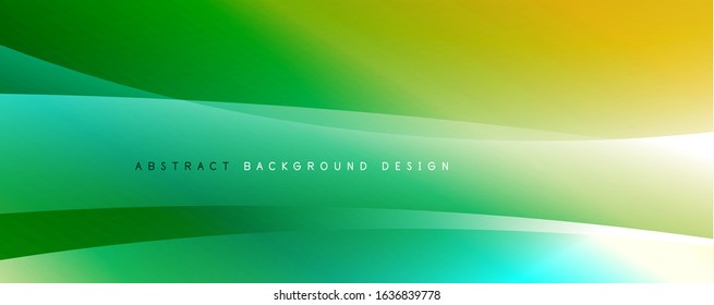 Trendy simple fluid color gradient abstract background with dynamic wave line effect. Vector Illustration For Wallpaper, Banner, Background, Card, Book Illustration, landing page