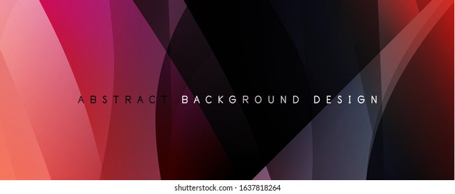 Fondo abstracto del degradado de color del fluido simple y moderno con efecto de línea de onda dinámica. Ilustración vectorial para fondo de escritorio, pancarta, fondo, tarjeta, ilustración del libro, página de inicio