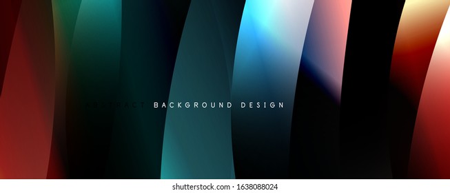 Fundo abstrato de gradiente de cor fluido simples moderno com efeito de linha de onda dinâmica. Ilustração vetorial para papel de parede, banner, plano de fundo, cartão, ilustração de livro, página inicial