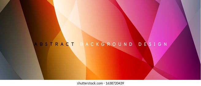 Trendy, einfache Farbverlauf-Abstrakte Hintergrund mit dynamischem Wellenlinieneffekt. Vektorgrafik für Bildschirmhintergründe, Banner, Hintergrund, Karte, Buchillustration, Landing-Page