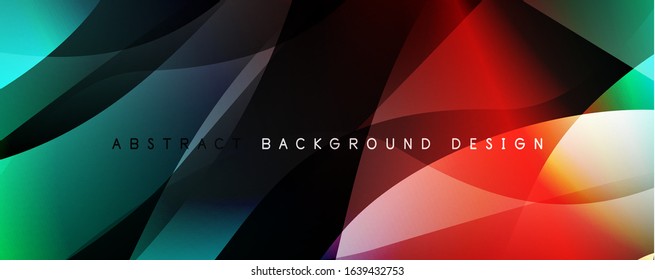 Trendy simple fluid color gradient abstract background with dynamic wave line effect. Vector Illustration For Wallpaper, Banner, Background, Card, Book Illustration, landing page