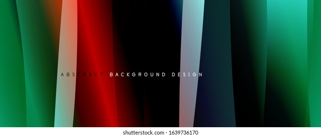 Trendy simple fluid color gradient abstract background with dynamic wave line effect. Vector Illustration For Wallpaper, Banner, Background, Card, Book Illustration, landing page