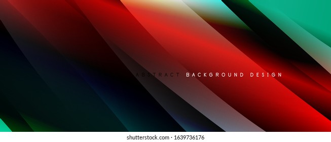 Trendy simple fluid color gradient abstract background with dynamic wave line effect. Vector Illustration For Wallpaper, Banner, Background, Card, Book Illustration, landing page