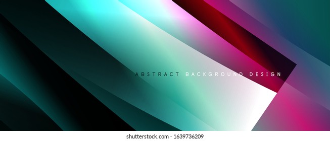 Trendy simple fluid color gradient abstract background with dynamic wave line effect. Vector Illustration For Wallpaper, Banner, Background, Card, Book Illustration, landing page