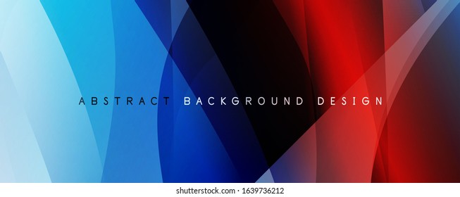 Fondo abstracto del degradado de color del fluido simple y moderno con efecto de línea de onda dinámica. Ilustración vectorial para fondo de escritorio, pancarta, fondo, tarjeta, ilustración del libro, página de inicio
