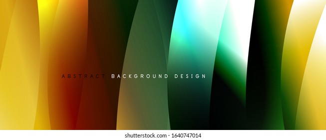 Trendy simple fluid color gradient abstract background with dynamic wave line effect. Vector Illustration For Wallpaper, Banner, Background, Card, Book Illustration, landing page